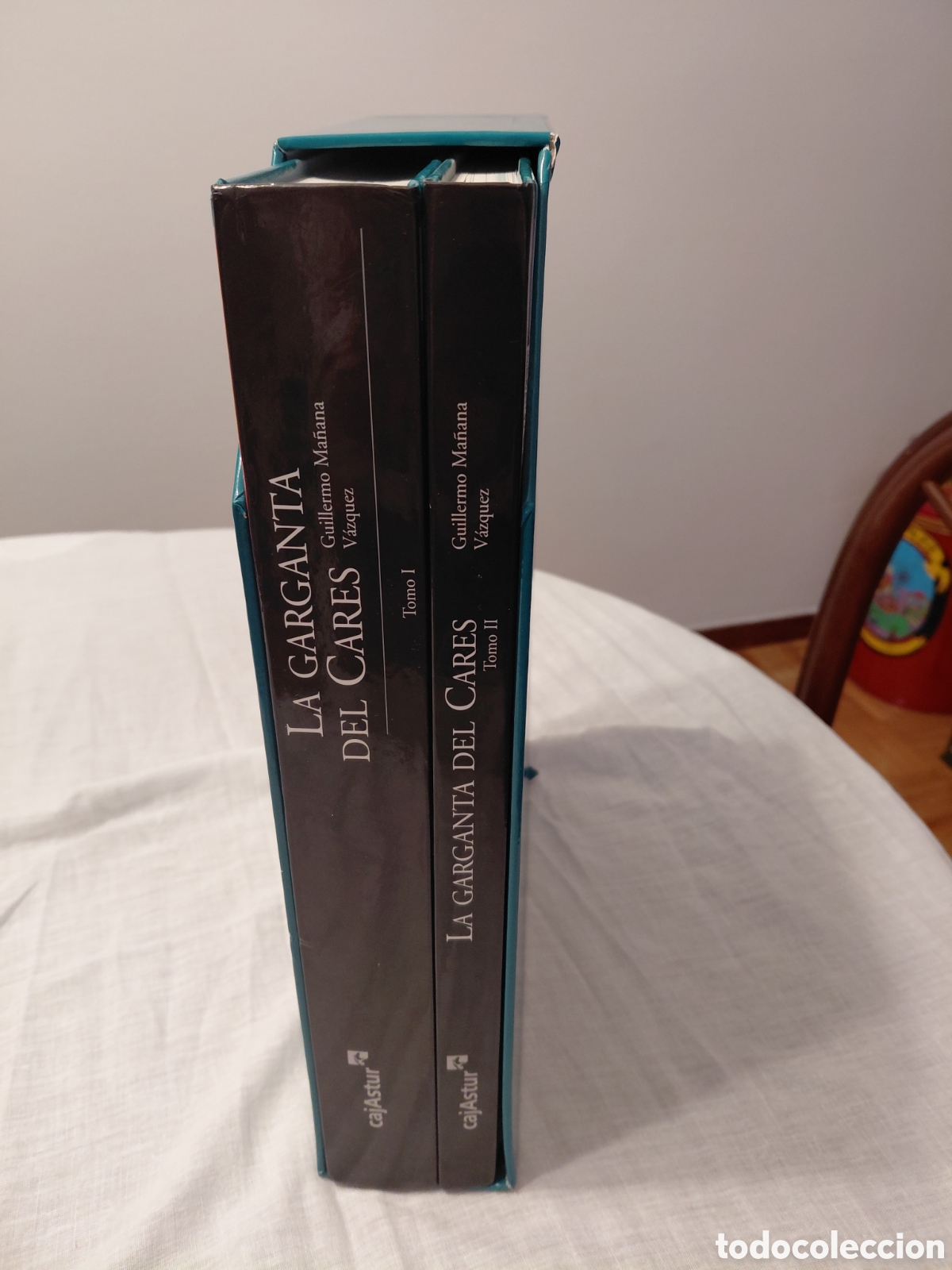 Libros de segunda mano: LA GARGANTA DEL CARES.GUILLERMO MA&Ntilde;ANA VAZQUEZ.CAJASTUR 2003.2 TOMOS CON CAJETIN