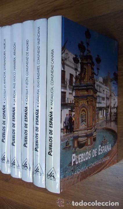 Libros de segunda mano: PUEBLOS DE ESPA&Ntilde;A, EDICIONES RUEDA, 5 TOMOS