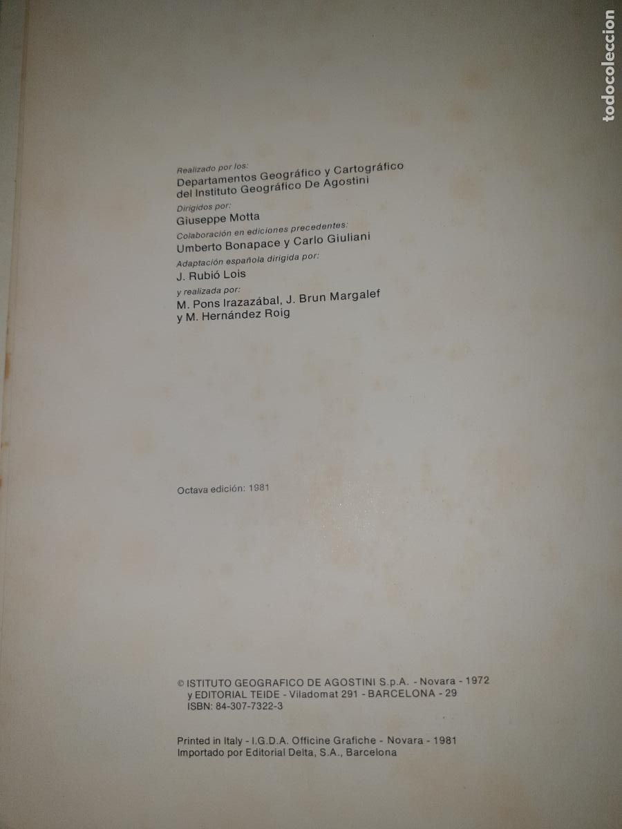 Libros de segunda mano: ATLAS B&Aacute;SICO UNIVERSAL- TEIDE 1972 - Foto 2