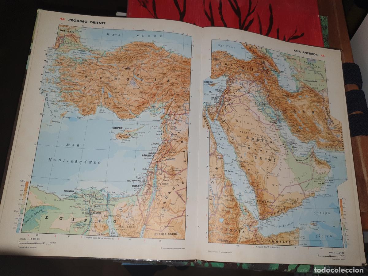 Libros de segunda mano: ATLAS B&Aacute;SICO UNIVERSAL- TEIDE 1972 - Foto 5