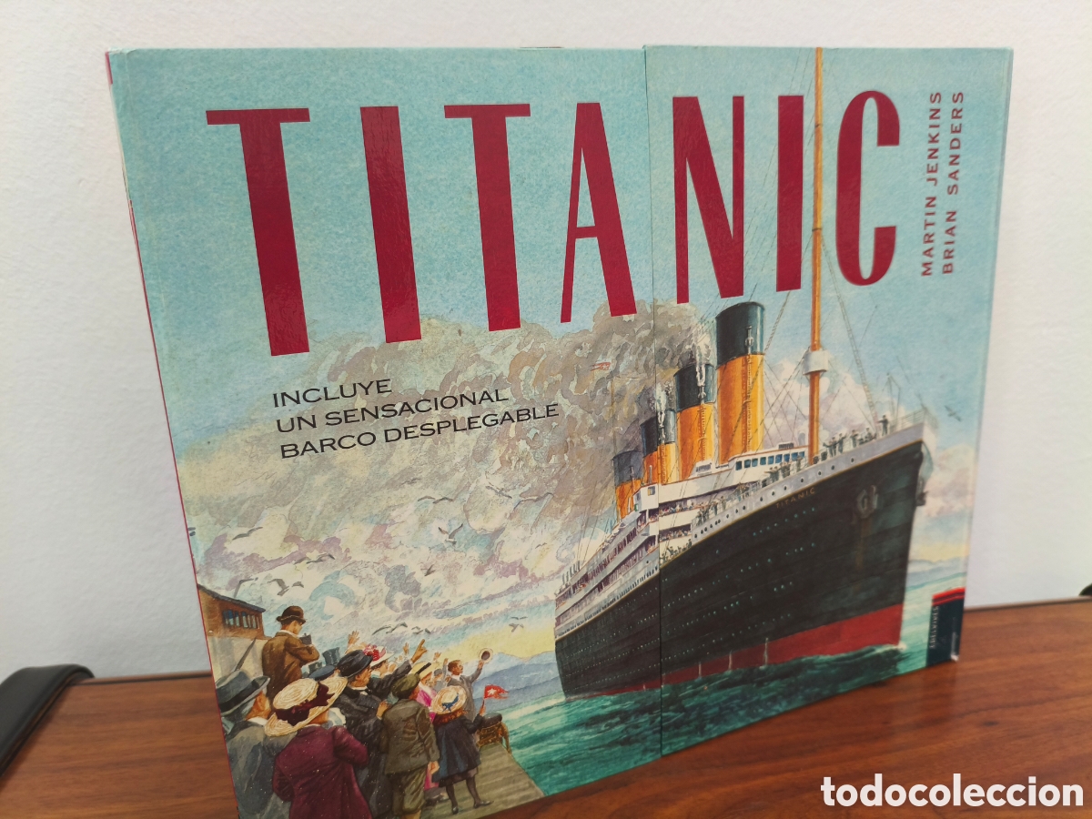 Libros de segunda mano: TITANIC INCLUYE BARCO DESPLEGABLE POP UP MARTIN JENKINS & BRIAN SANDERS EDELVIVES 2007