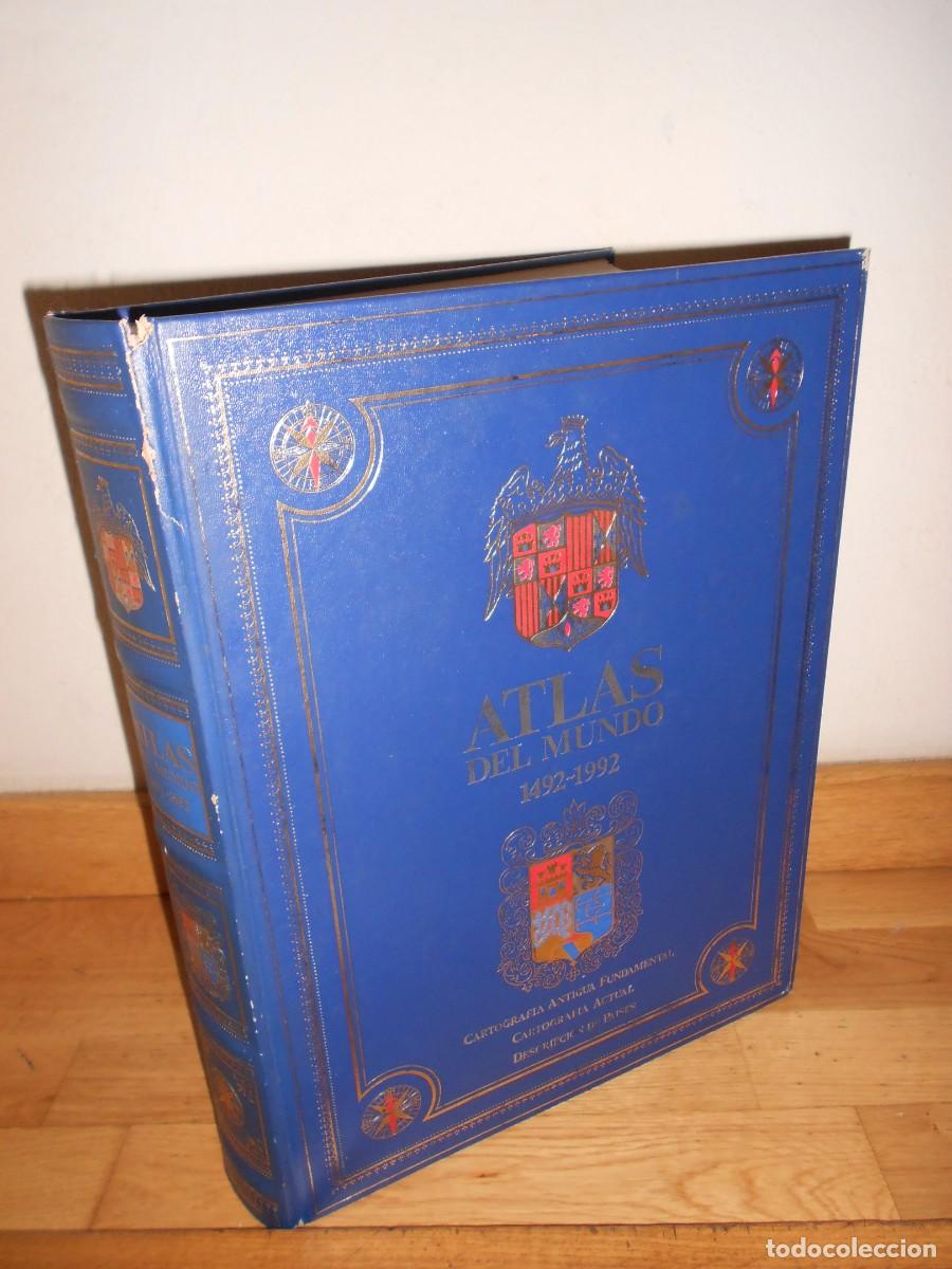 Livres d'occasion: ATLAS del MUNDO 1492-1992 con su FUNDA Cartograf&iacute;a Antigua Fundamental / Cartograf&iacute;a Actual