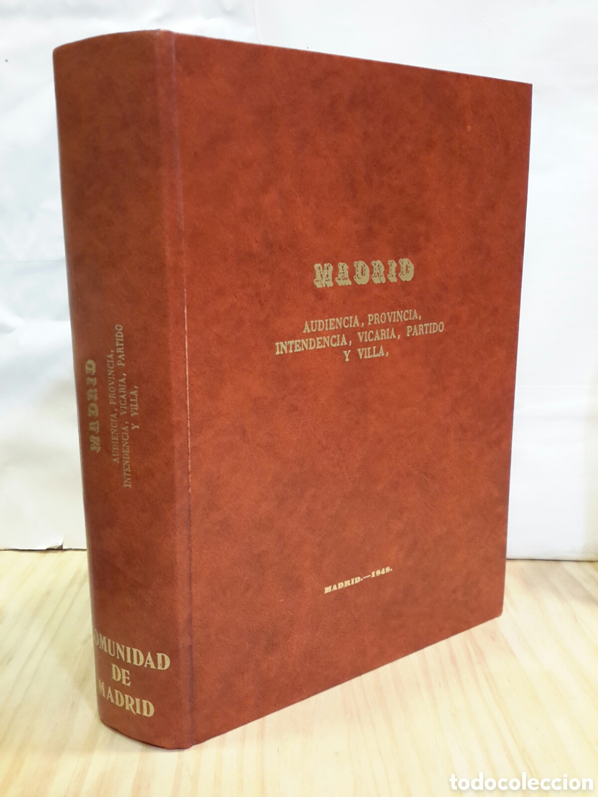 Second hand books: Madrid, audiencia, provincia, intendencia, vicaria, partido y villa
