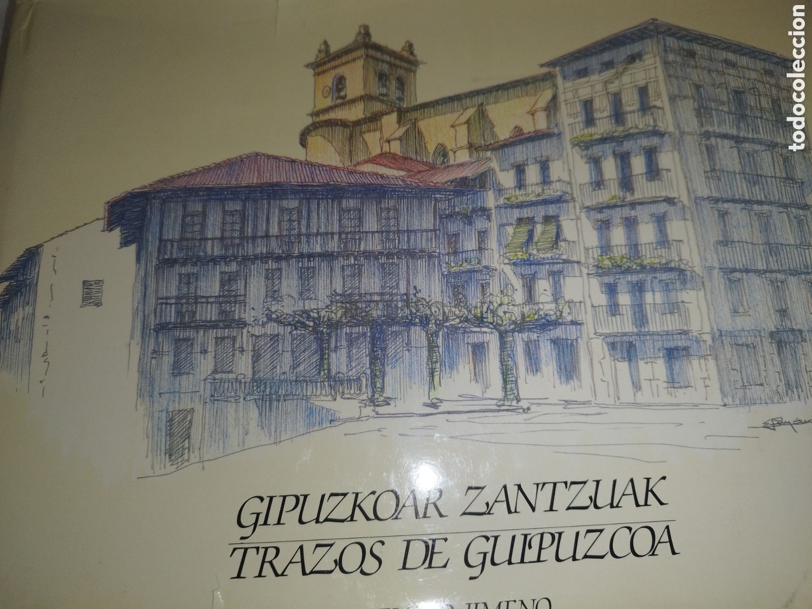 Libros de segunda mano: TRAZOS DE GUIPUZCOA.- ELADIO JIMENO. ED. CECA, 1986 PRIMERA EDICION MUY ILUSTRADO.