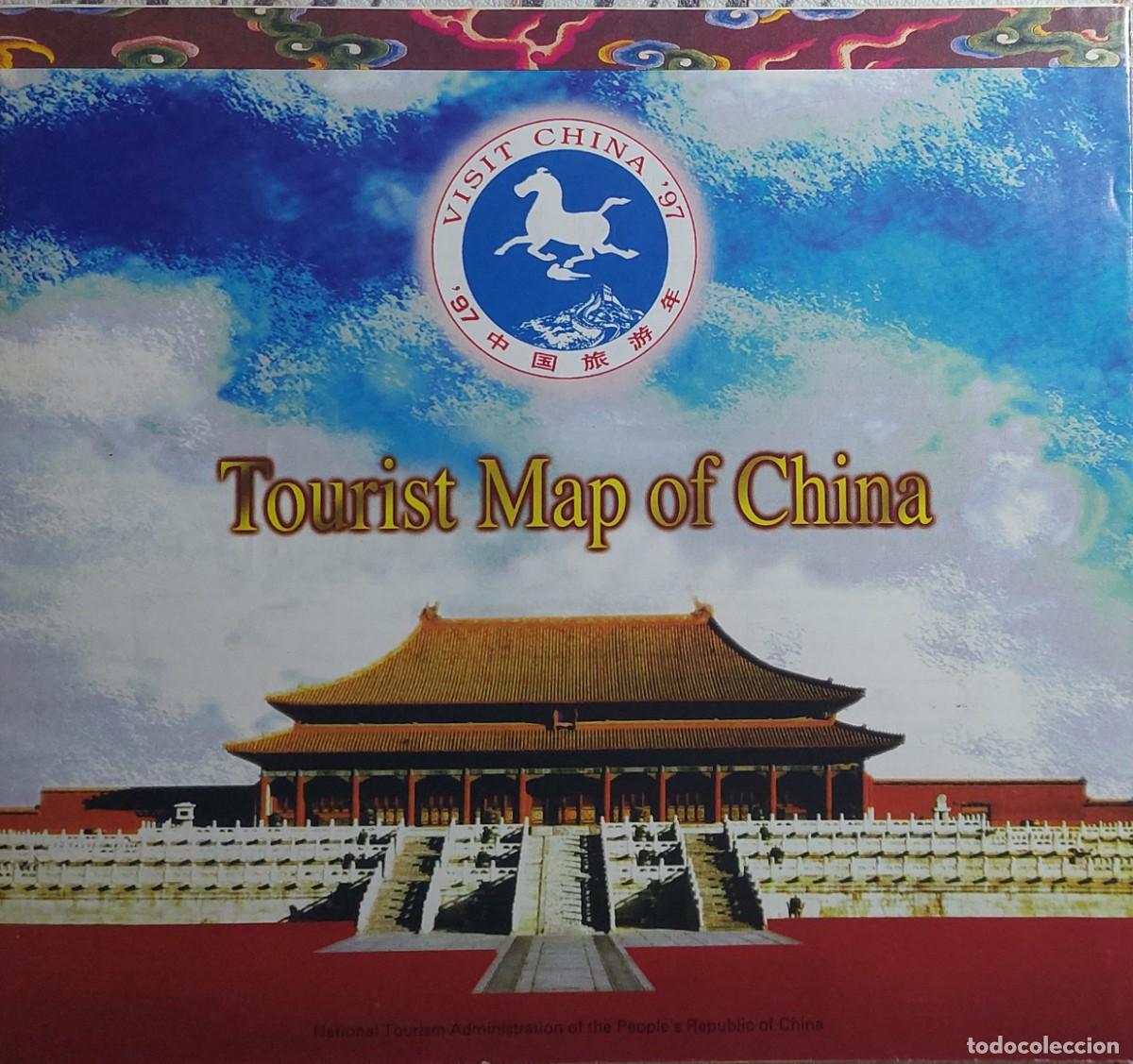 Libros de segunda mano: MAPA DE LA OFICINA OFICIAL DE TUR&Iacute;SMO DE ( CHINA ) 1997