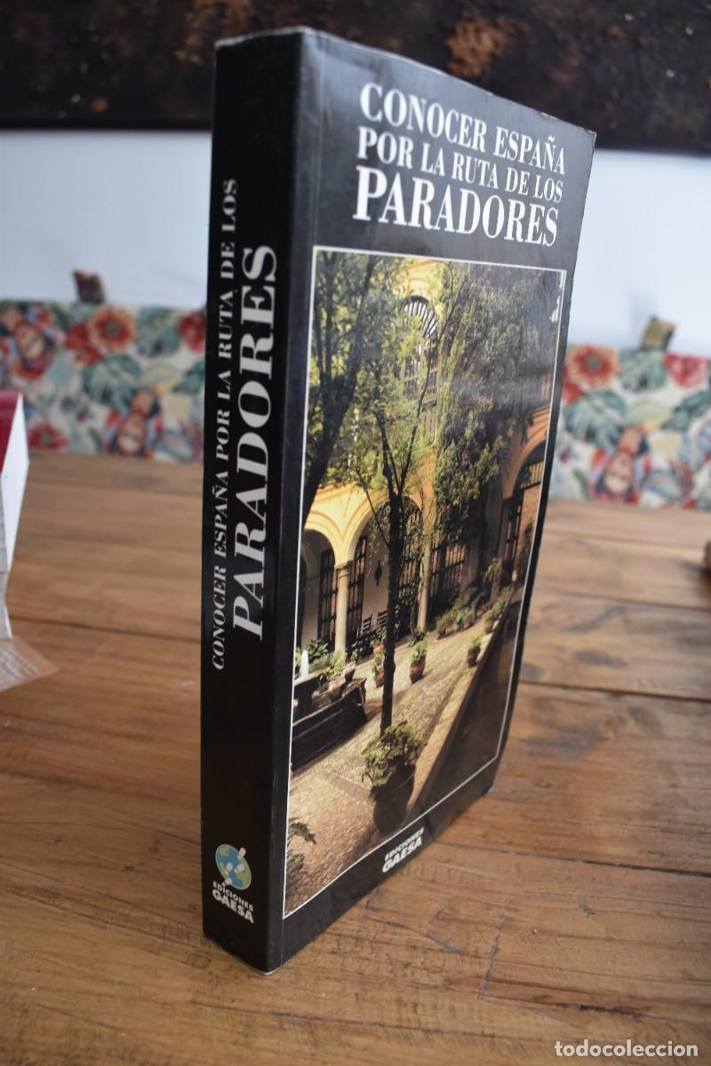 Libros de segunda mano: CONOCER ESPA&Ntilde;A POR LA RUTA DE LOS PARADORES. EDICIONES GAESA 1997. GRAN FORMATO