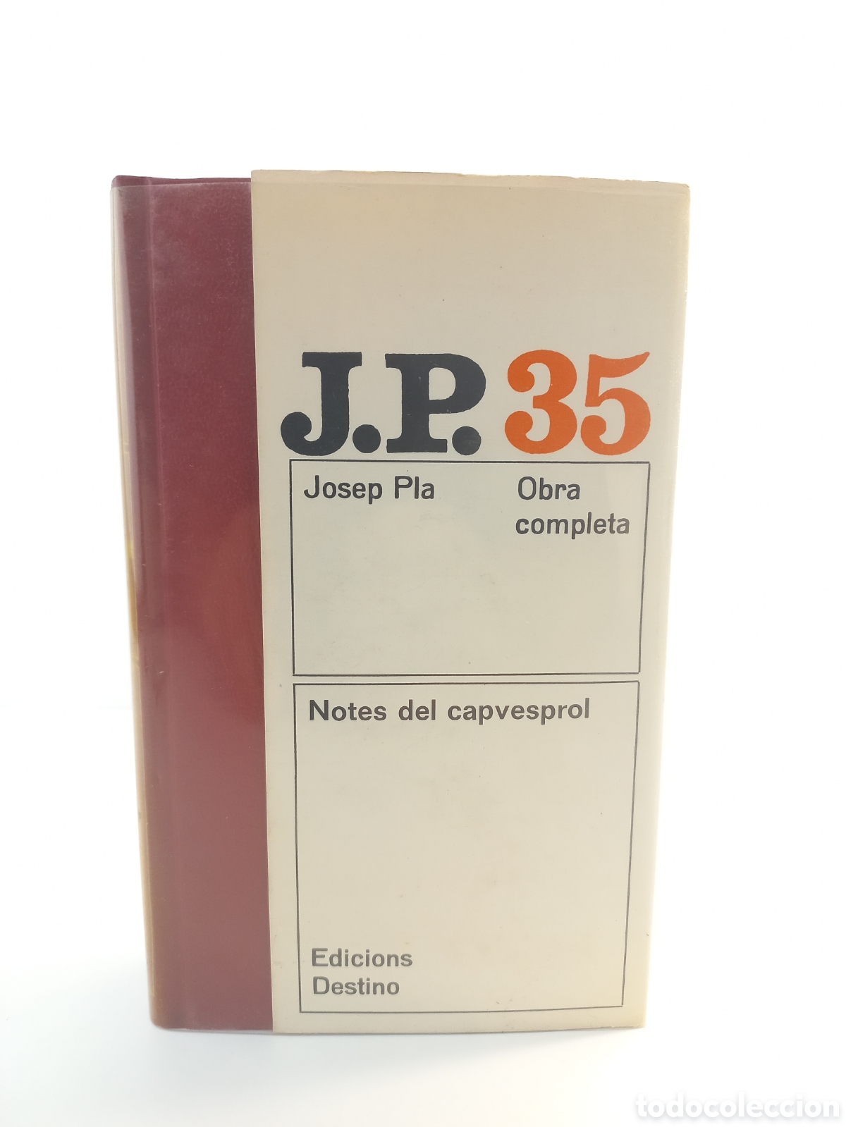 Gebrauchte B&uuml;cher: Notes del Capvesprol. Josep Pla. Destino, Obra Completa, 1979. Catal&aacute;n.