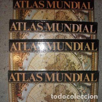 Libros de segunda mano: Atlas Mundial 4 Tomos Completo 1986 Club Internacional del Libro PEIFER