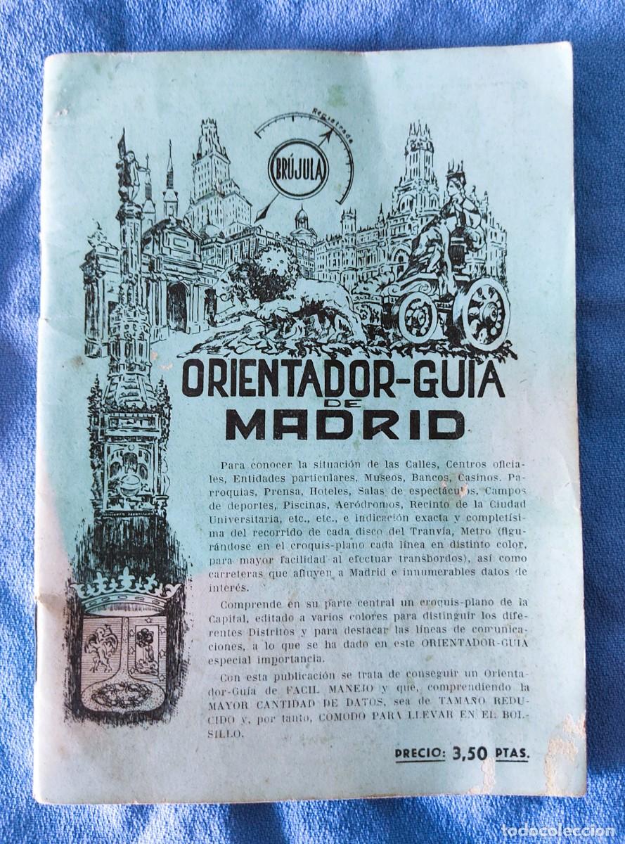 Libros de segunda mano: ORIENTADOR GUIA DE MADRID A&Ntilde;OS 40