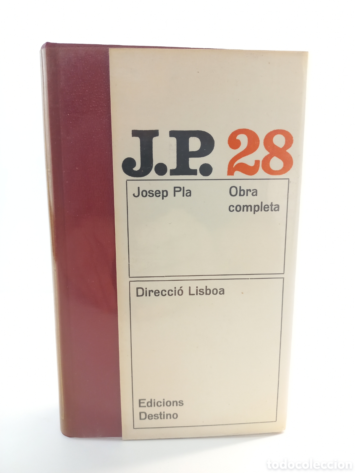 Libros de segunda mano: Direcci&oacute; Lisboa. Josep Pla. Destino, primera edici&oacute;n, 1975. Catal&aacute;n.