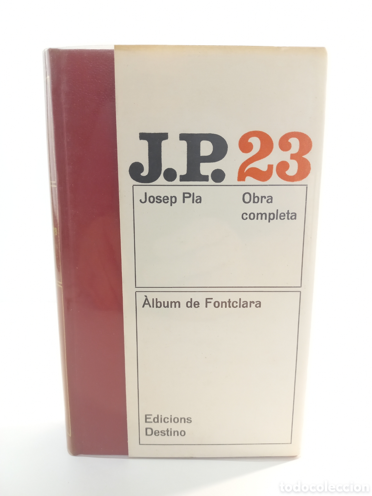 Libros de segunda mano: Album de Fonrclara. Josep Pla. Destino, obra completa, primera edici&oacute;n, 1972. Catal&aacute;n.