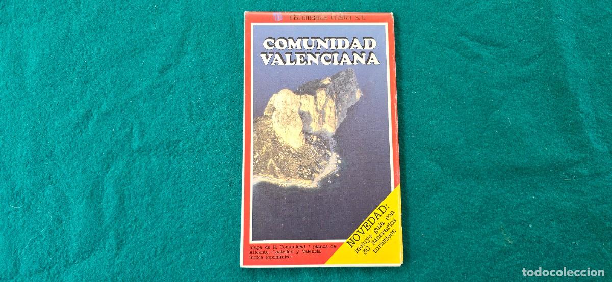 Libros de segunda mano: MAPA COMUNIDAD VALENCIANA (1995) PLANOS DE ALICANTE, CASTELLON Y VALENCIA