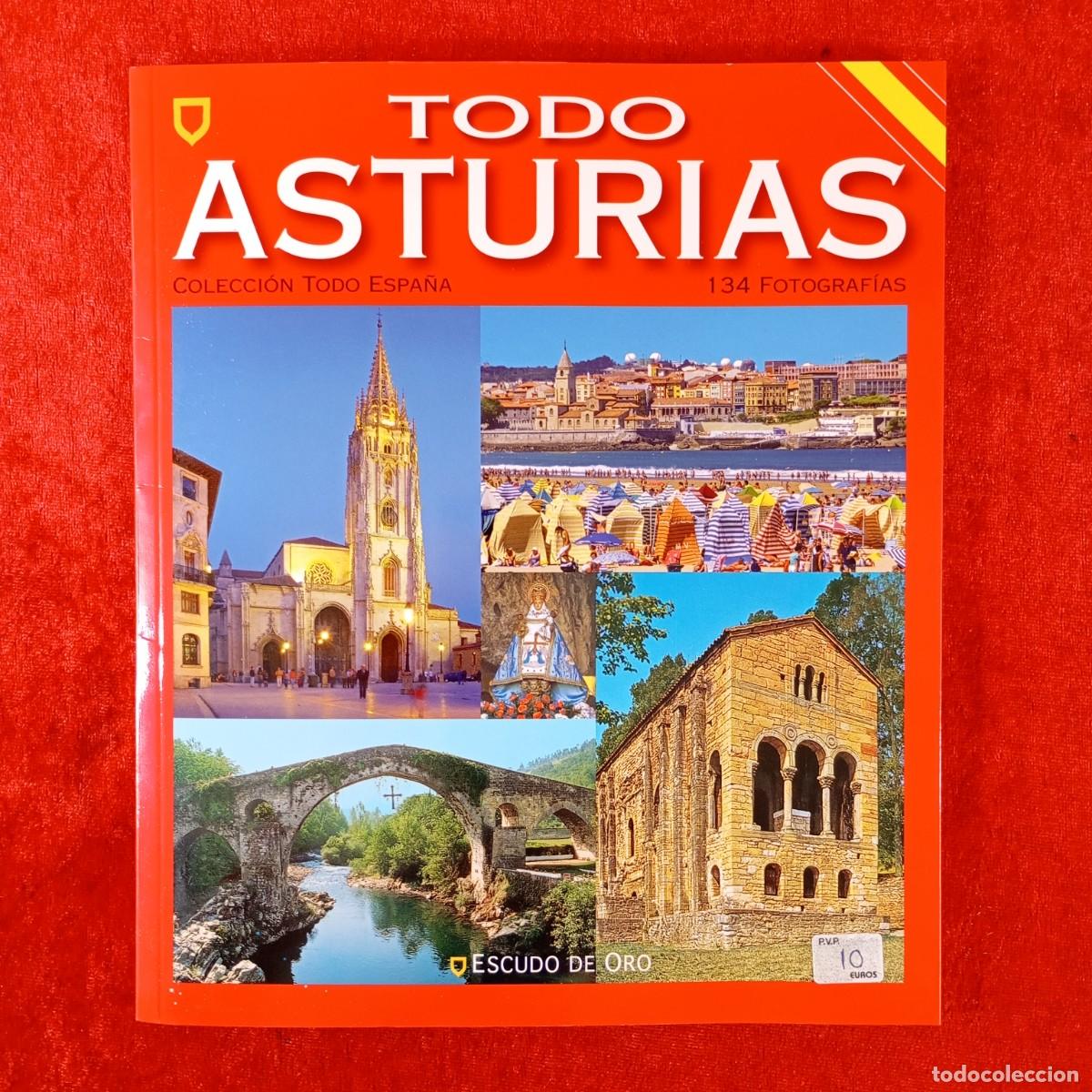 Libros de segunda mano: TODO ASTURIAS - COLECCI&Oacute;N TODO ESPA&Ntilde;A - ESCUDO DE ORO - 134 FOTOGRAF&Iacute;AS - GU&Iacute;A-LIBRO / 1558