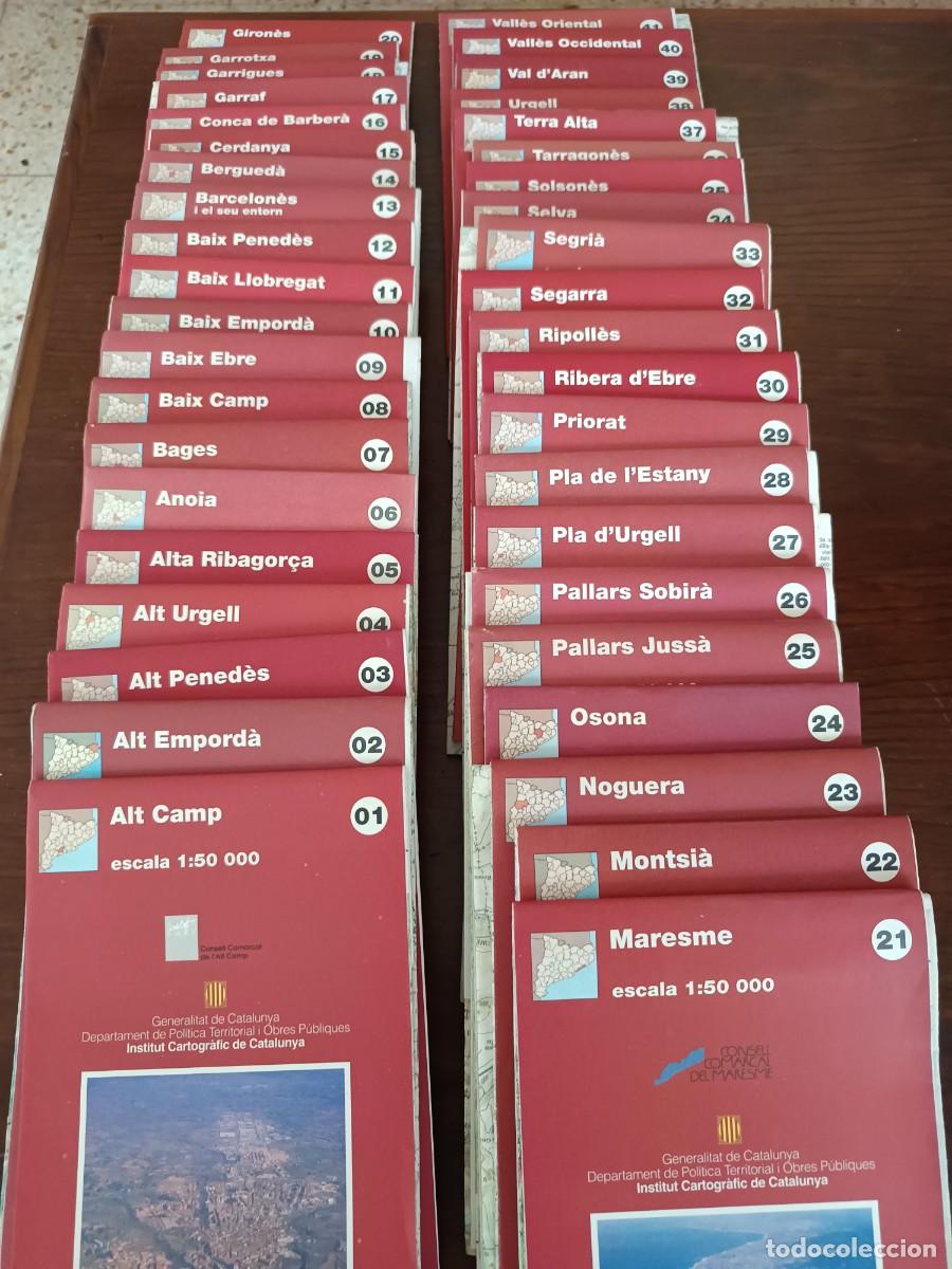 Libros de segunda mano: Mapes comarcals Catalunya - Foto 2