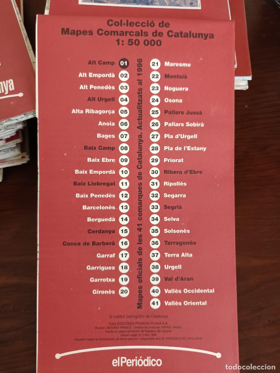 Libros de segunda mano: Mapes comarcals Catalunya - Foto 3