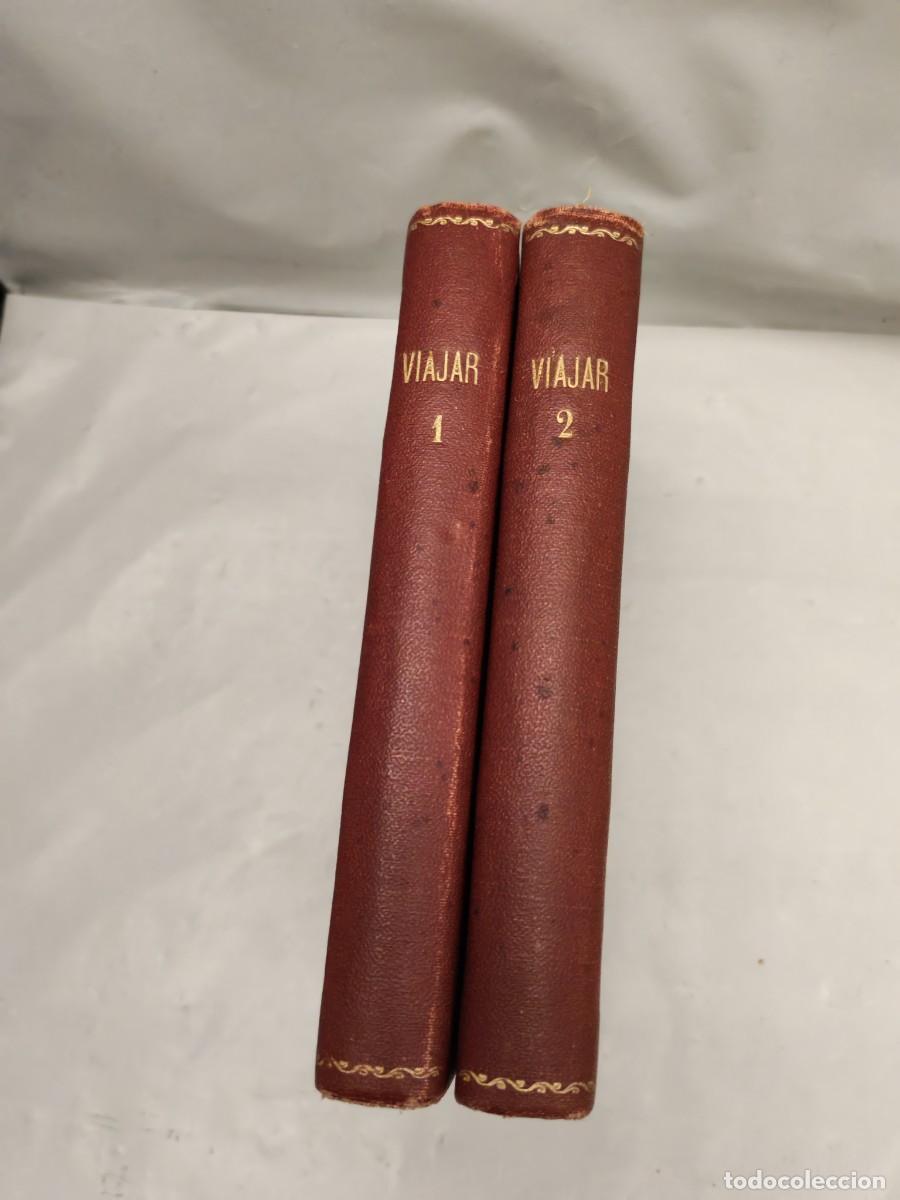 Second hand books: VIAJAR. Libro de viajes para muchachos: CIRCUITOS 1, 2, 3, 4, 5 y 8 Retapados en 2 tomos. 1945 aprox