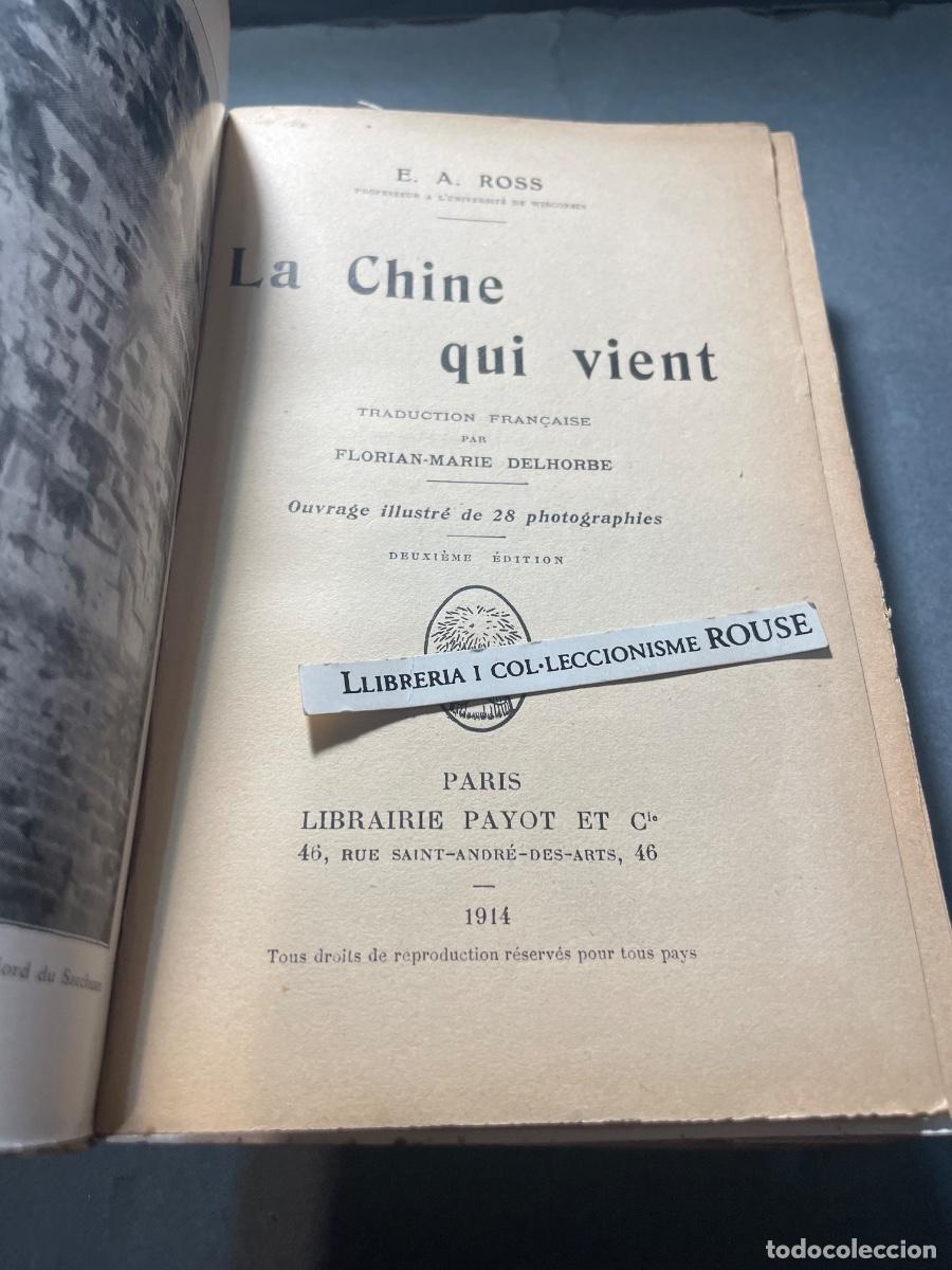 Libros de segunda mano: CHINA - LA CHINE QUI VIENT - E.A. ROSS , TRADUCTION FRAN&Ccedil;AISE PAR FLORIAN-MARIE DELHORBE OUVRAGE ILL