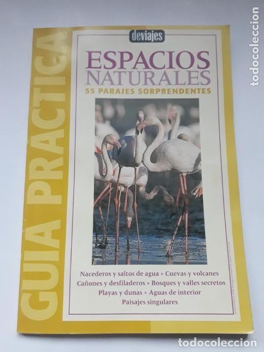 Libros de segunda mano: DEVIAJES ESPACIOS NATURALES. 55 PARAJES SORPRENDENTES. CUEVAS-VOLCANES-CA&Ntilde;ONES-BOSQUES-PLAYAS