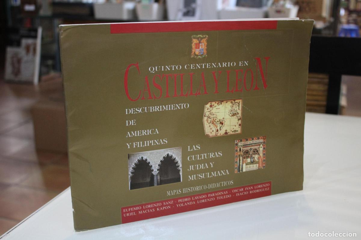 Libros de segunda mano: Quinto Centenario en Castilla y Le&oacute;n. Descubrimiento de Am&eacute;rica y Filipinas. Las Culturas Jud&iacute;a y Mu