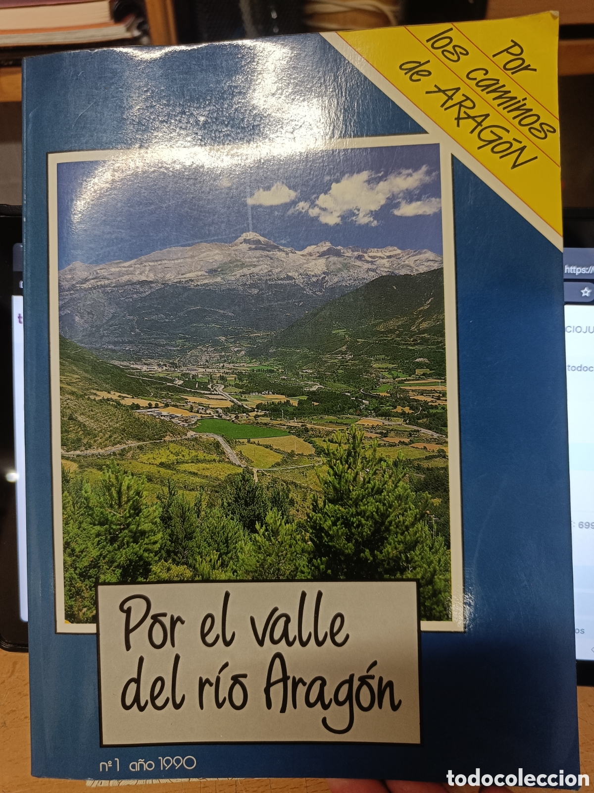 Libros de segunda mano: POR EL VALLE DEL R&Iacute;O ARAGON . VV.AA. POR LOS CAMINOS DE ARAGON.