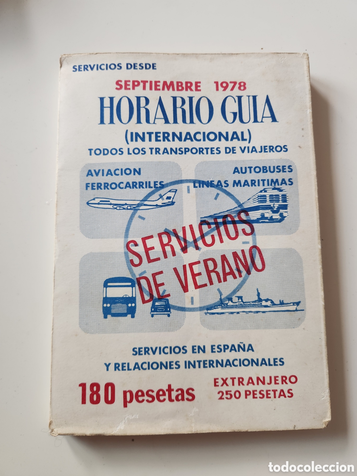 Libros de segunda mano: HORARIO GUIA INTERNACIONAL. SEPTIEMBRE 1978.