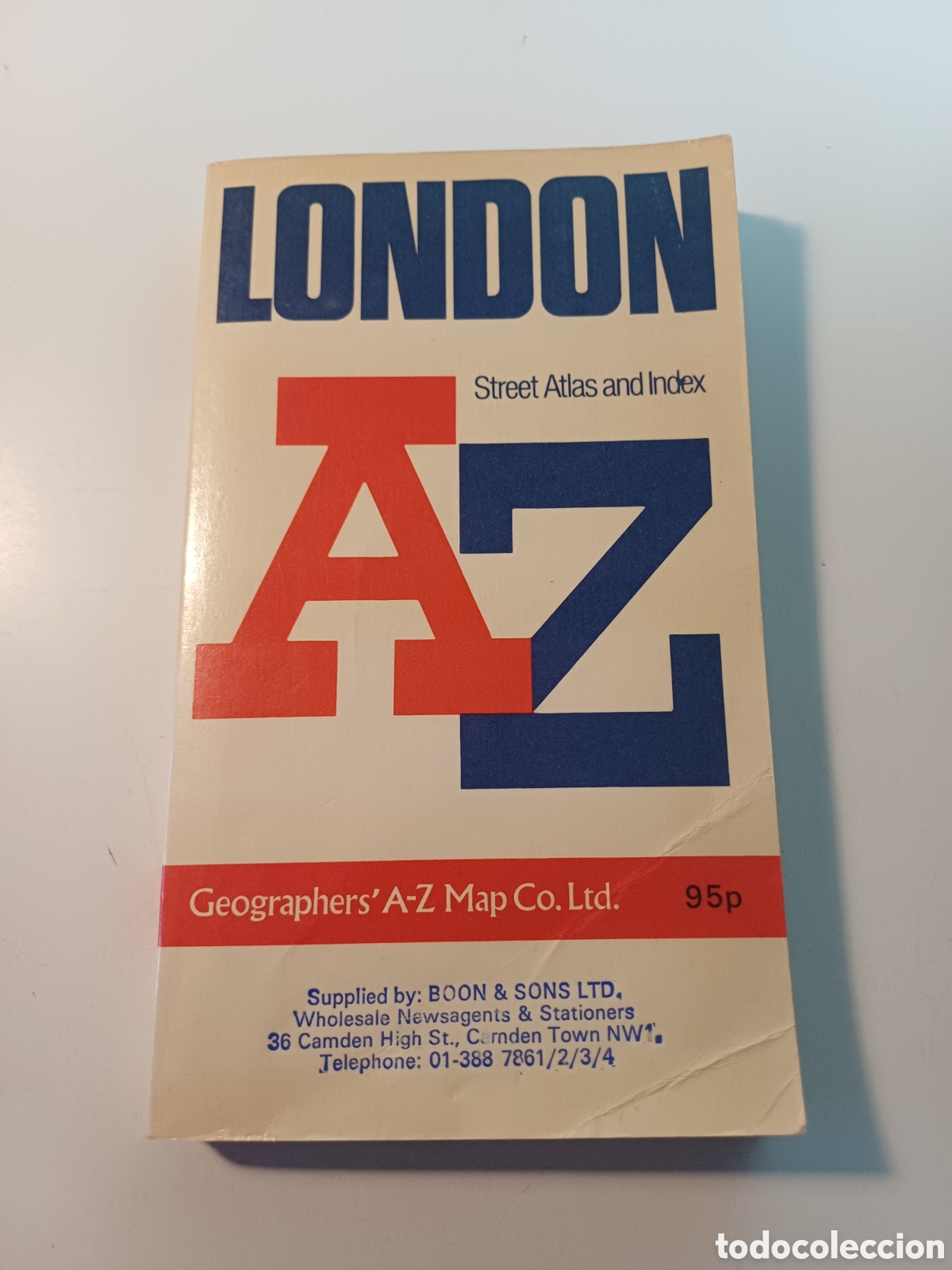 Libros de segunda mano: A to Z London Londres mapa de calles e &iacute;ndice 1979 ingl&eacute;s