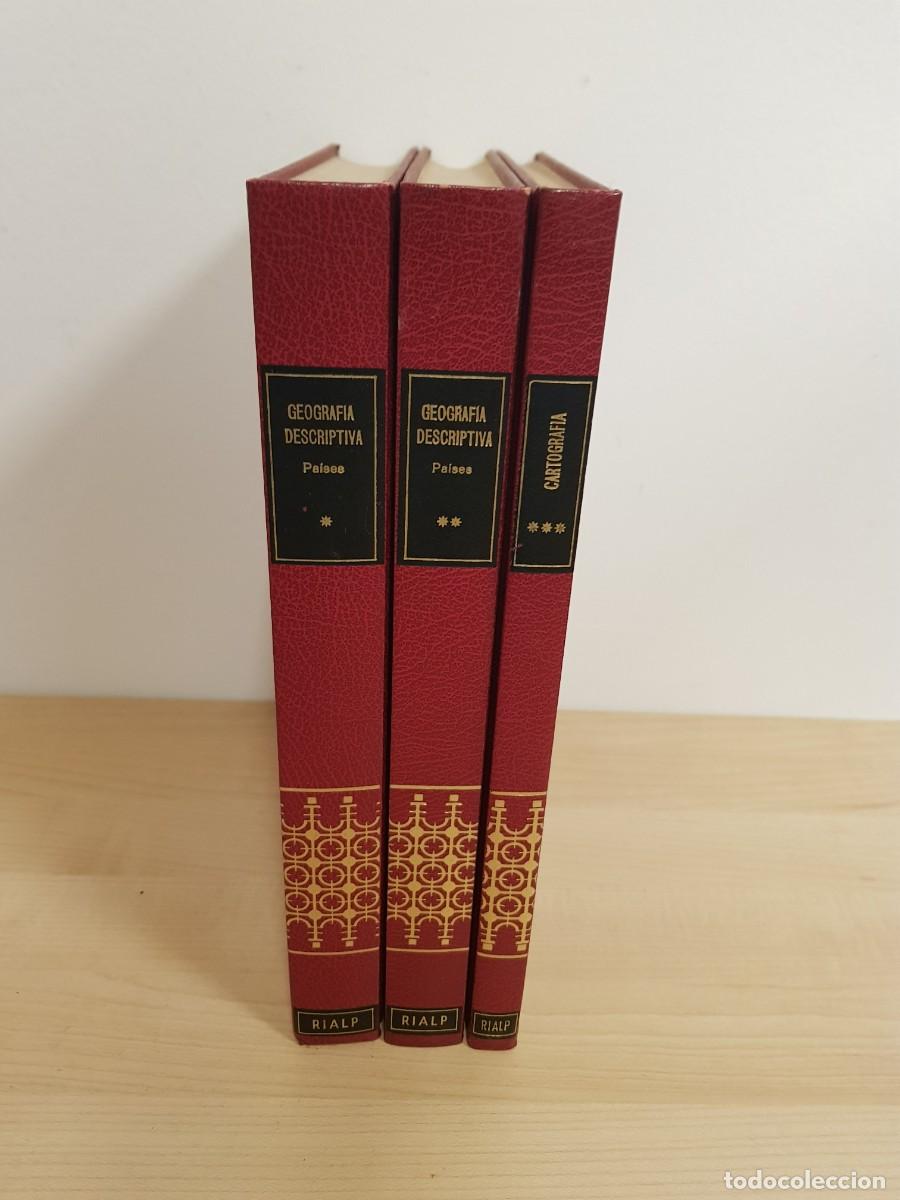 Libros de segunda mano: Geografia Descriptiva Ediciones Rialp 3 Tomos Primera Edicion 1978