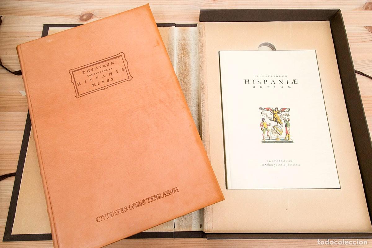 Libros de segunda mano: THEATRUM HISPANIAE URBES - FACS&Iacute;MIL - VISTA Y MAPAS DE CIUDADES DE ESPA&Ntilde;A Y PORTUGAL