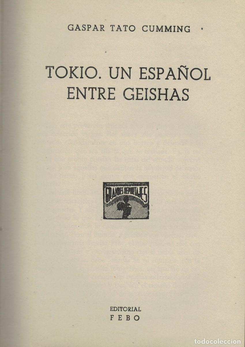 Gebrauchte B&uuml;cher: Gaspar Tato Cumming, Tokio. Un espa&ntilde;ol entre Geishas