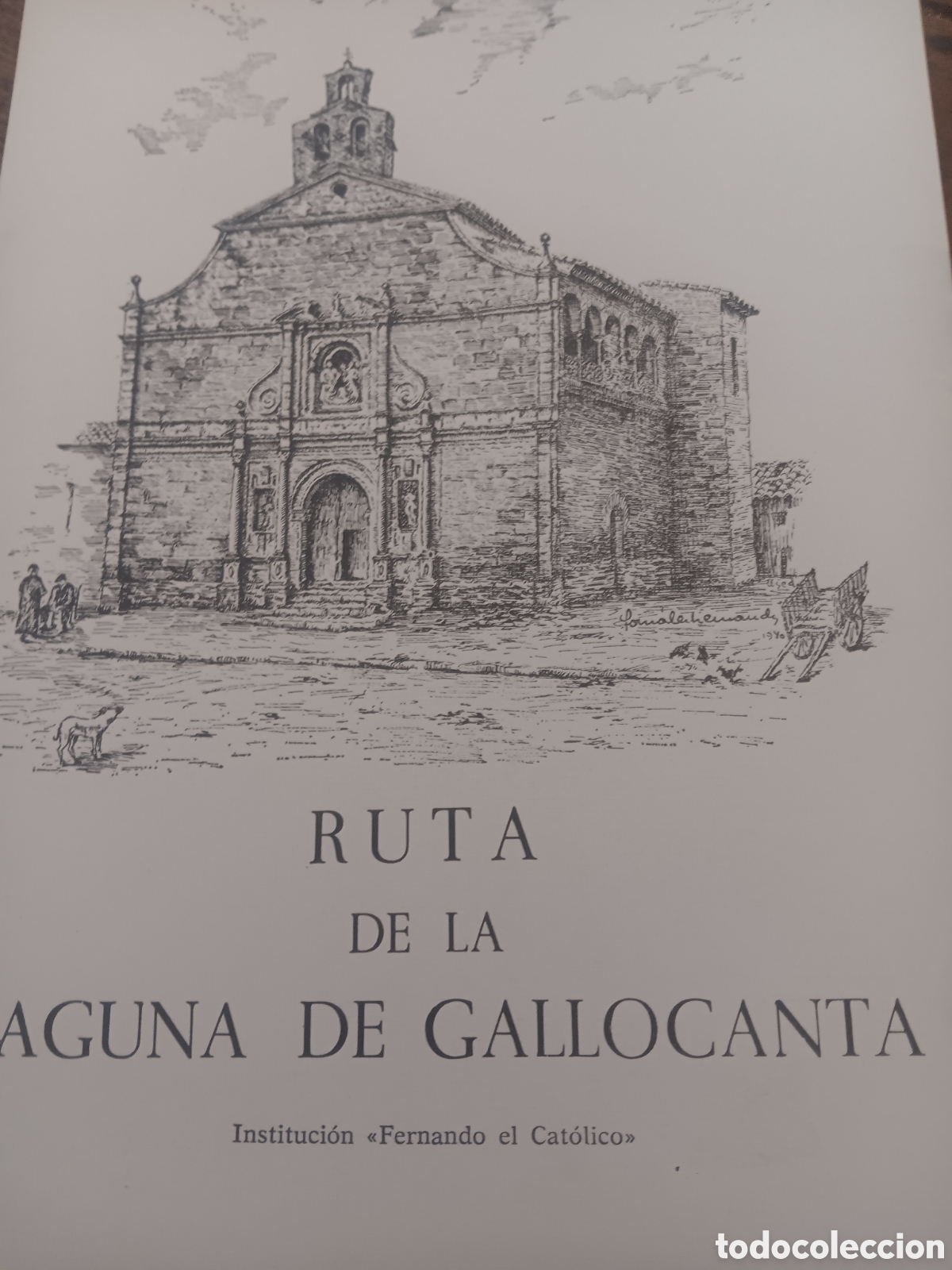 Libros de segunda mano: RUTA DE LA LAGUNA DE GALLOCANTA JULI&Aacute;N FUERTES MARCUELLO