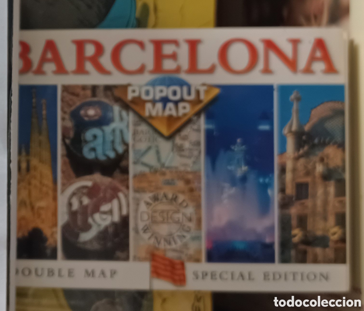 Libros de segunda mano: Barcelona pop out map double map special edition