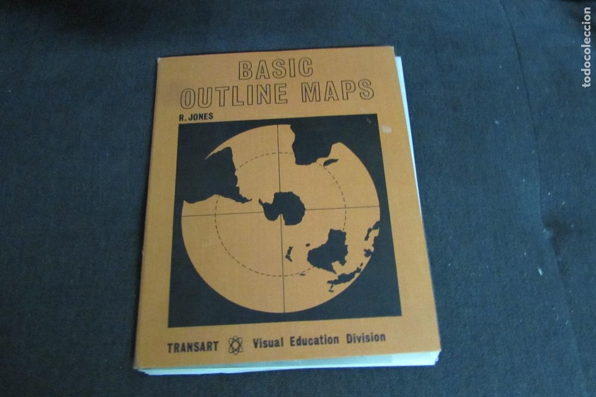 Libros de segunda mano: CUADERNO CON LAMINAS MAPAS BASIC OUTLINE MAPS R JONES