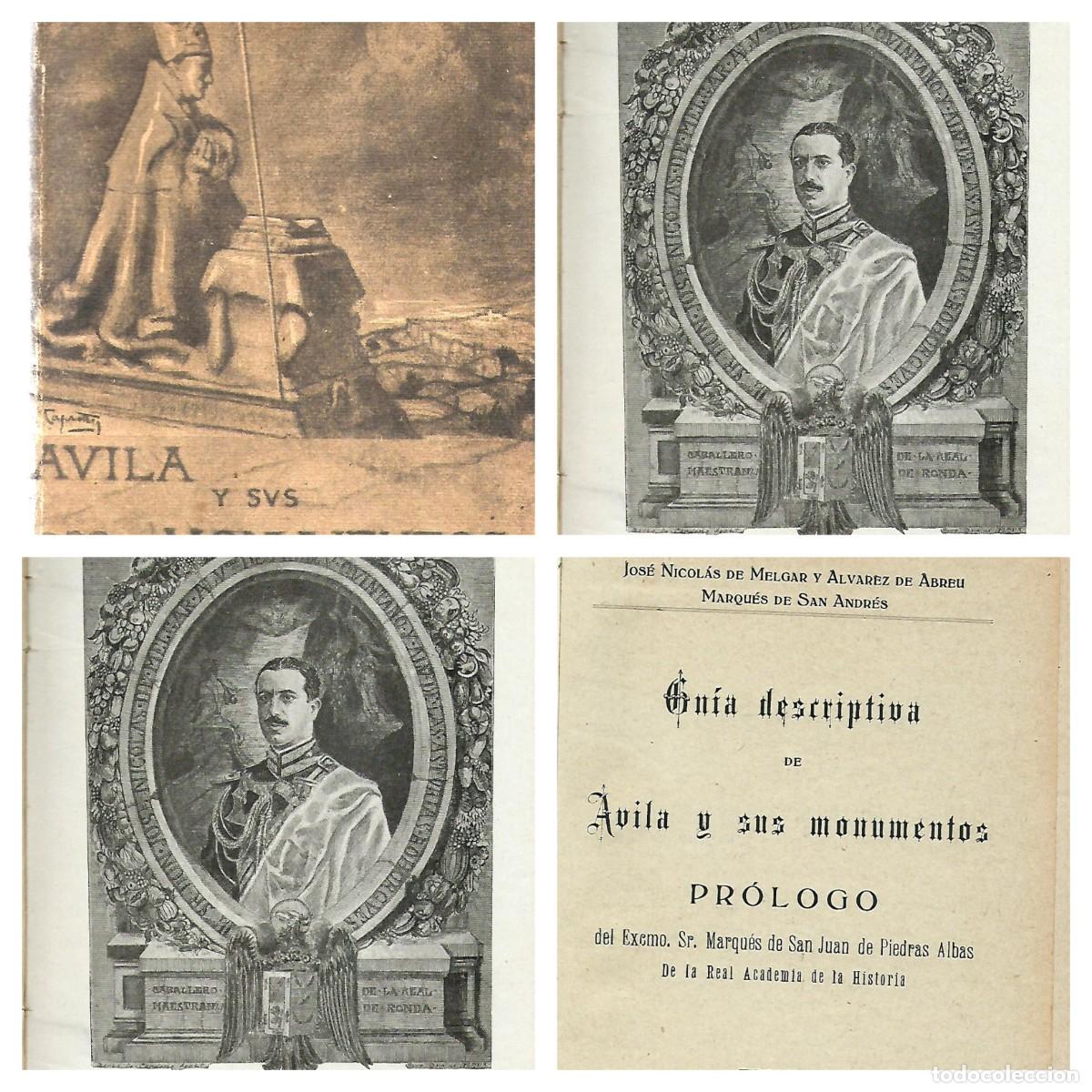 Libri di seconda mano: AVILA Y SUS MONUMENTOS MARQUES DE SAN ANDRES 1922 U60