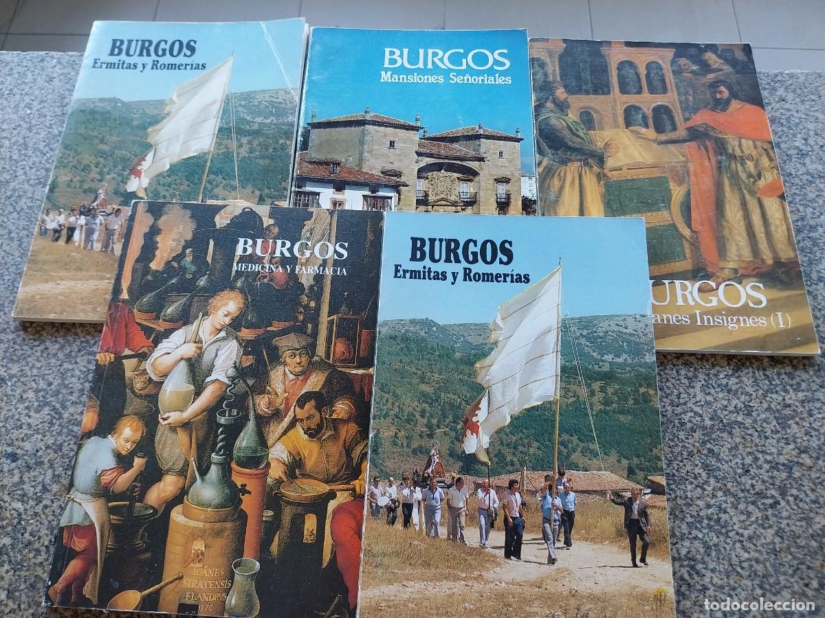 Libros de segunda mano: BURGOS - ERMITAS Y ROMERIAS / MASIONES SE&Ntilde;ORIALES / MEDICINA Y FARMACIA / CAPITALES INSIGNES --