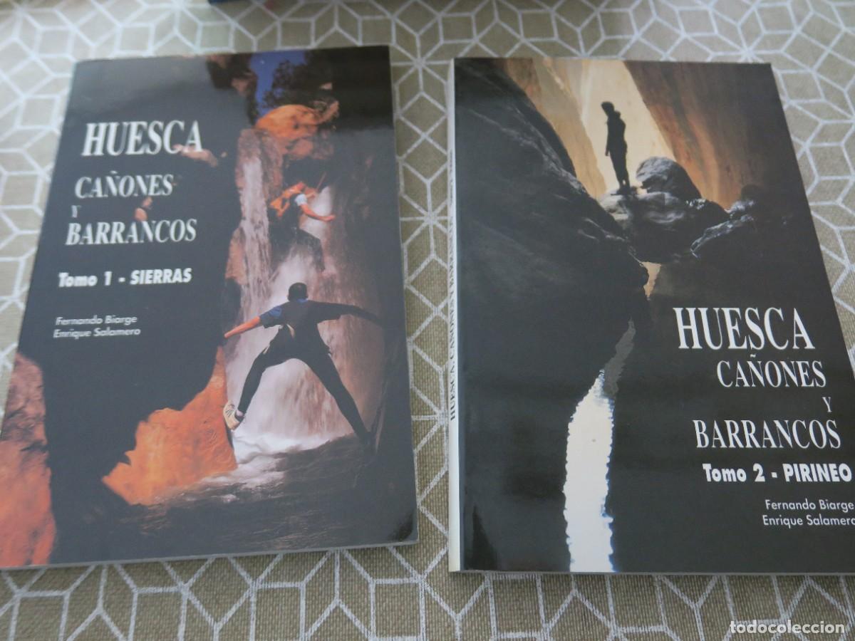 Libros de segunda mano: HUESCA CA&Ntilde;ONES Y BARRANCOS (2 tomos, completa)