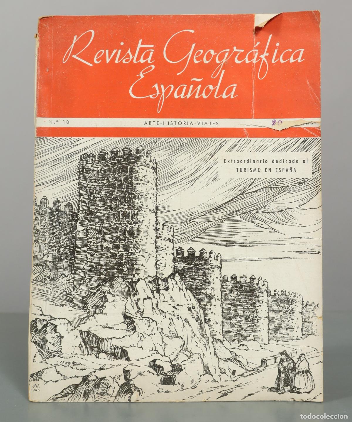 Gebrauchte B&uuml;cher: Revista Geogr&aacute;fica Espa&ntilde;ola. 18 EXTRAORDINARIO DEDICADO TURISMO EN ESPA&Ntilde;A