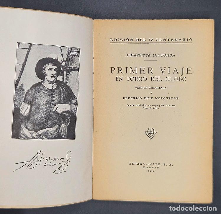 Libros de segunda mano: Primer viaje en torno del globo - Foto 2