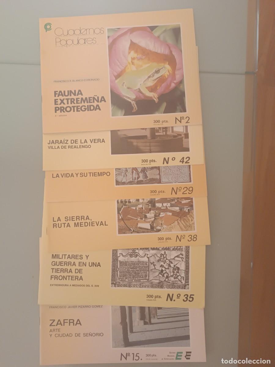 Libros de segunda mano: CUADERNOS POPULARES DE EXTREMADURA (6) Zafra. Jaraiz de la Vera Fauna extreme&ntilde;a. Ruta medieval