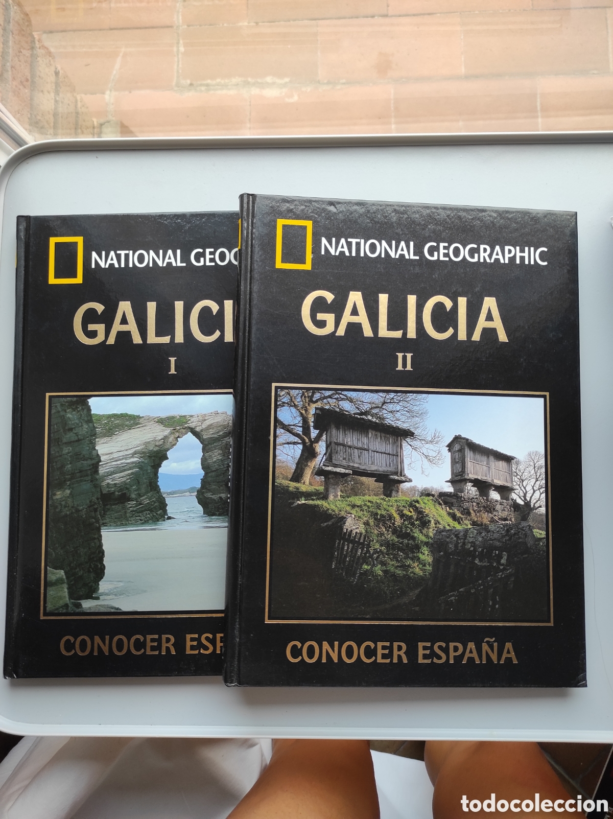 Libros de segunda mano: Lote 2 libros Galicia National Geographic