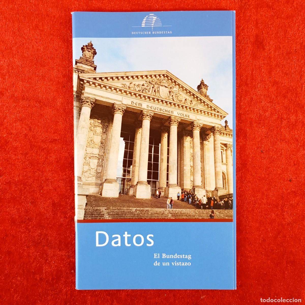 Libros de segunda mano: DATOS - EL BUNDESTAG DE UN VISTAZO - DEUTSCHER BUNDESTAG / 3135