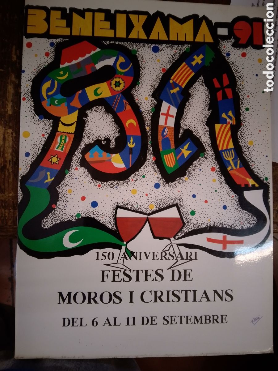 Libros de segunda mano: BENEIXAMA - 91. FESTES DE MOROS I CRISTIANS. 150 ANIVERSARI. GRAFITRES. 1991
