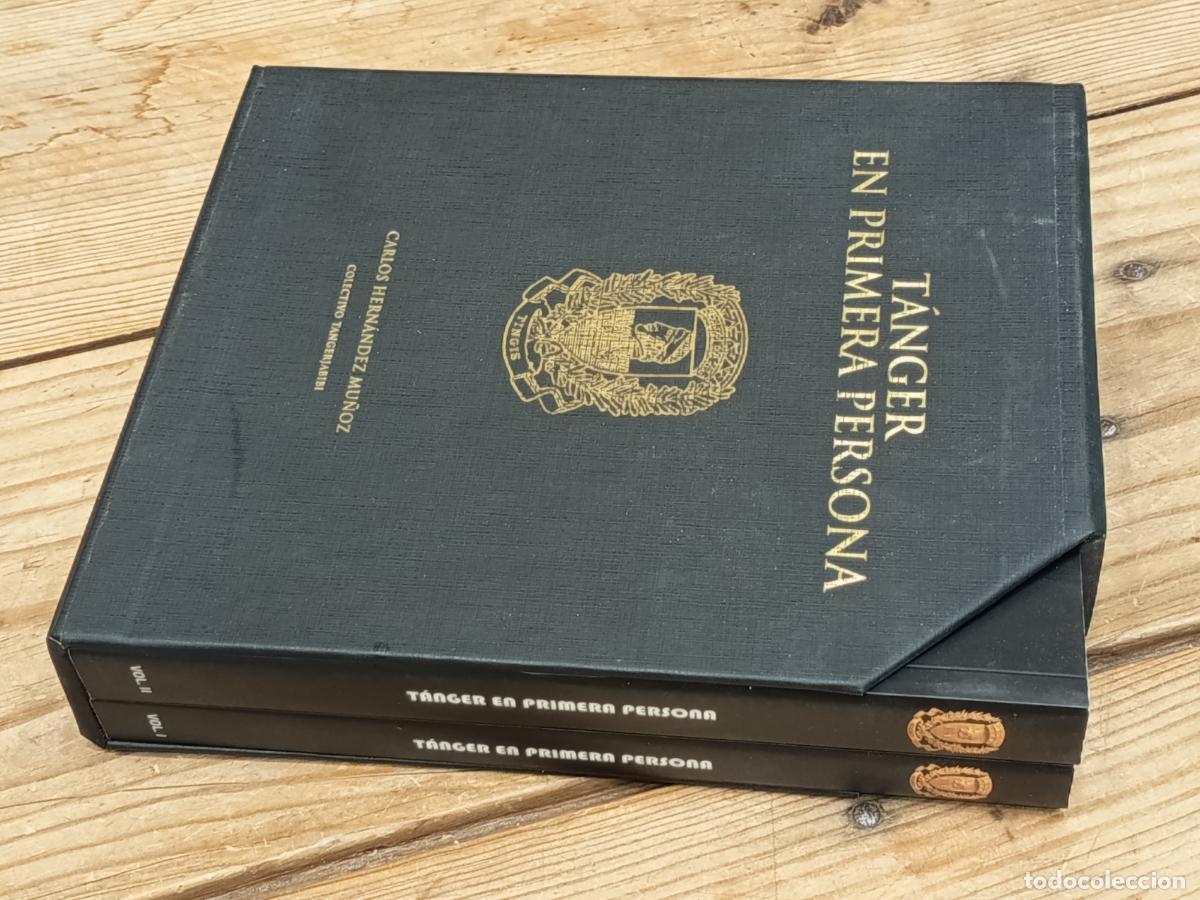 Libros de segunda mano: 2011 - CARLOS HERN&Aacute;NDEZ MU&Ntilde;OZ. T&aacute;nger en primera persona. Dos tomos en estuche
