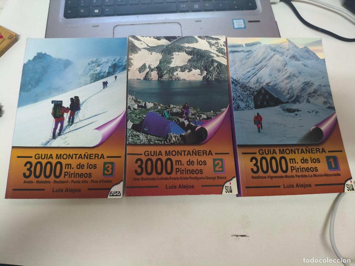 Libros de segunda mano: 3000 M. DE LOS PIRINEOS 3 GUIAS MONTA&Ntilde;ERAS. LUIS ALEJOS. SUA EDIZIOAK. 1998.