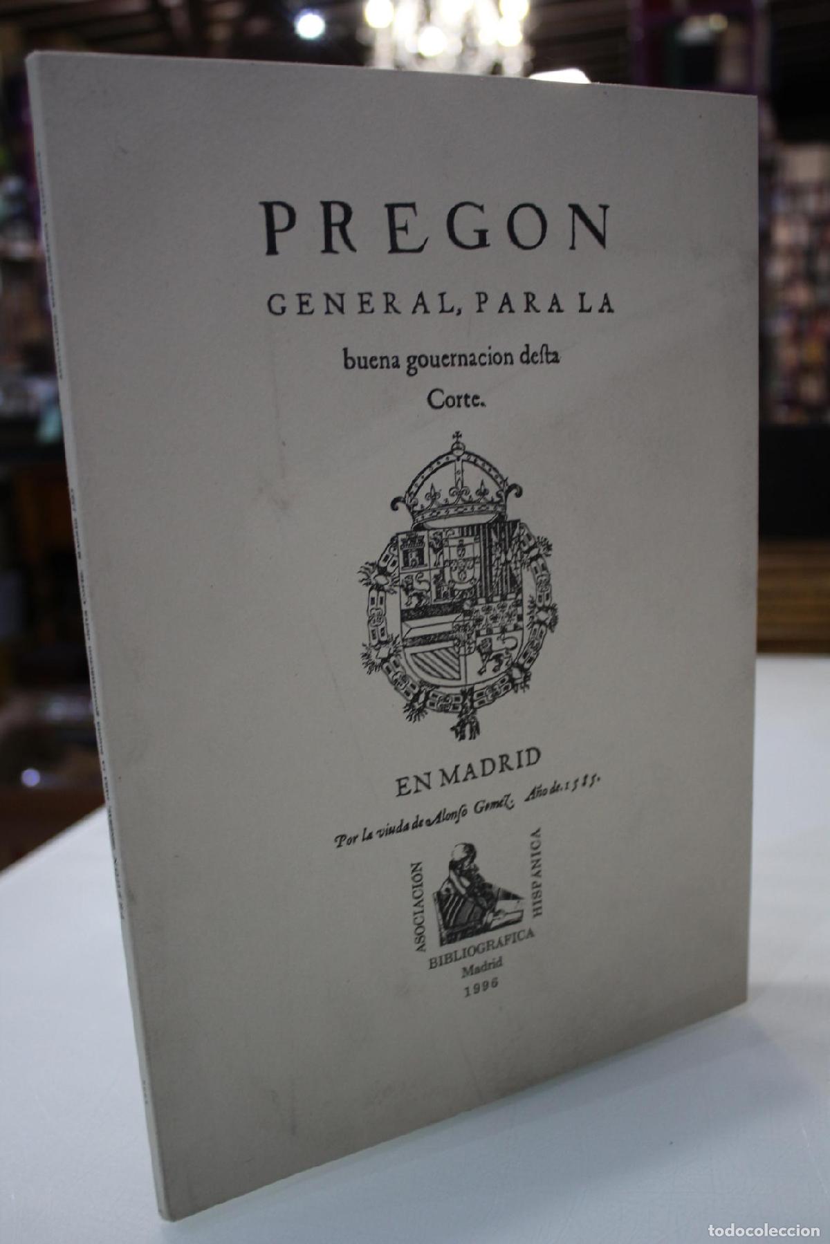 Gebrauchte B&uuml;cher: Preg&oacute;n general, para la buena gouernaci&oacute;n desta Corte. (gobernaci&oacute;n de esta Corte). -
