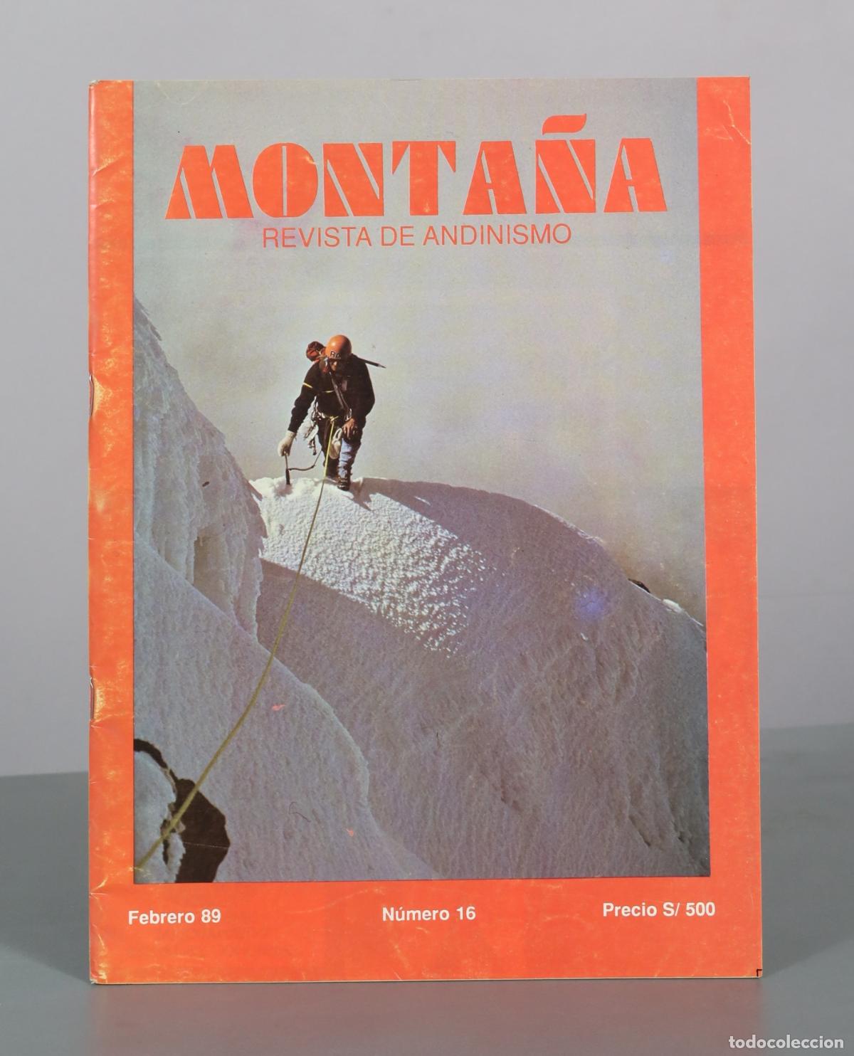 Libros de segunda mano: Monta&ntilde;a - Revista de Andinismo - NUMERO 16