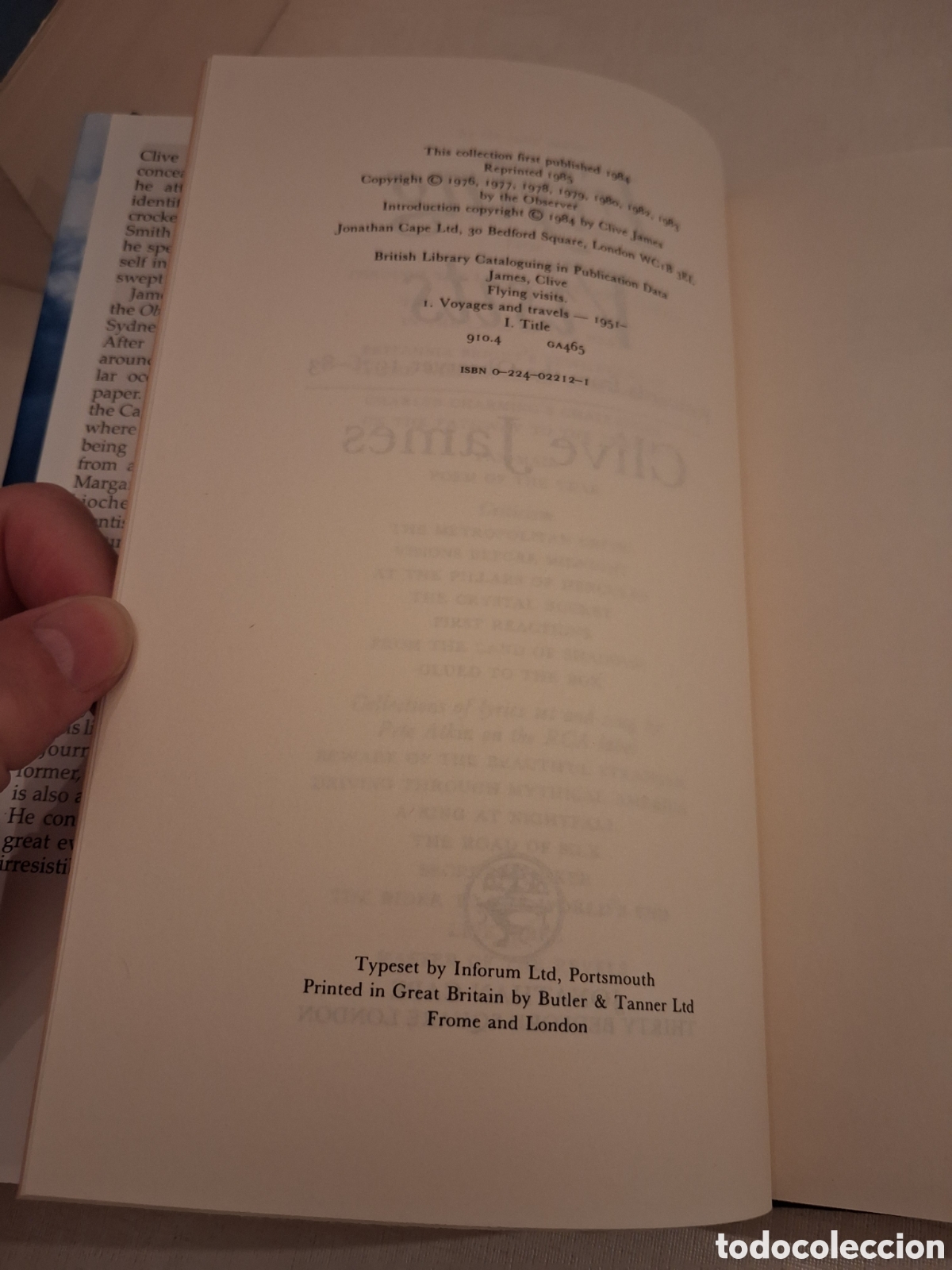 Libros de segunda mano: Flying Visits, Clive James - Foto 6