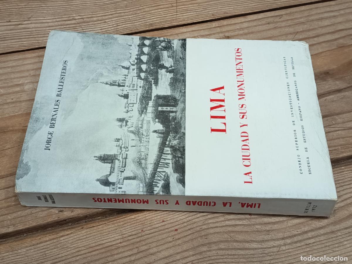 Libri di seconda mano: 1972 - JORGE BERNALES BALLESTEROS. Lima la ciudad y sus monumentos
