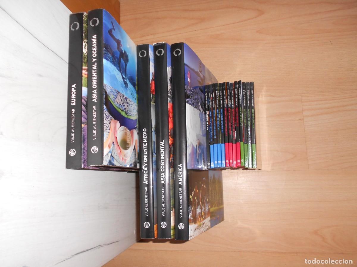 Libros de segunda mano: VIAJE al BIENESTAR ( Asia, Africa, etc..) COLECCION COMPLETA : 5 LIBROS + 13 DVDs PLANETA 1&euro;y+