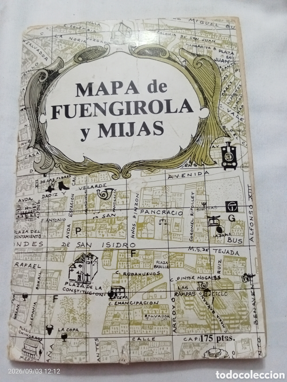 Libros de segunda mano: Mapa-Guia y callejero Fuengirola,Mijas, los Boliches Torreblanca del Sol y Carvajal 1982-1983
