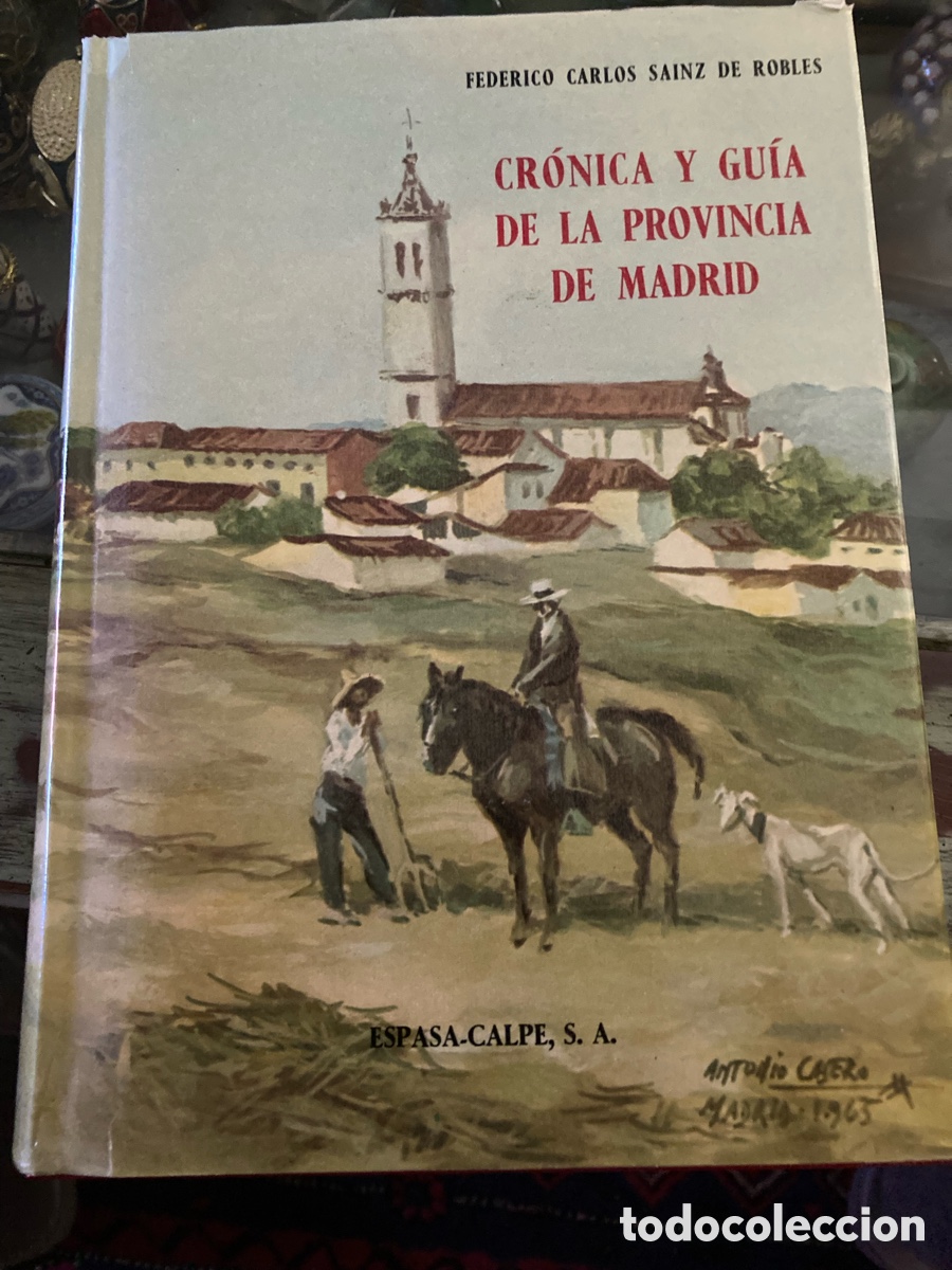 Libros de segunda mano: Cr&oacute;nica y gu&iacute;a de la provincia de Madrid. Federico Carlos Sainz de Robles